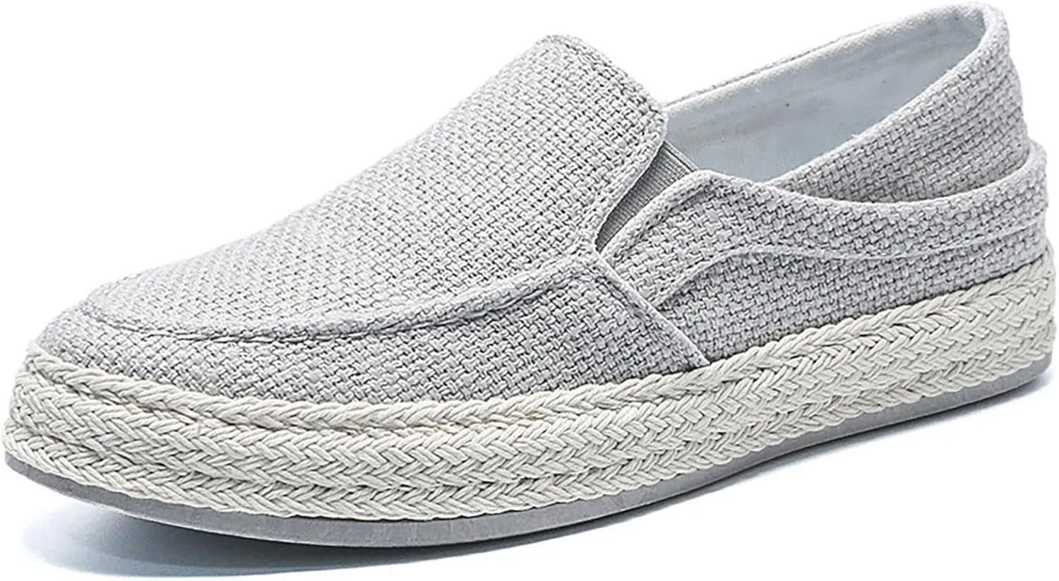 2022 Men's New Spring And Autumn Fisherman's Shoes Canvas Thick Soled Slip On Shoes Leather Tennis Shoes for Men Casual Soft