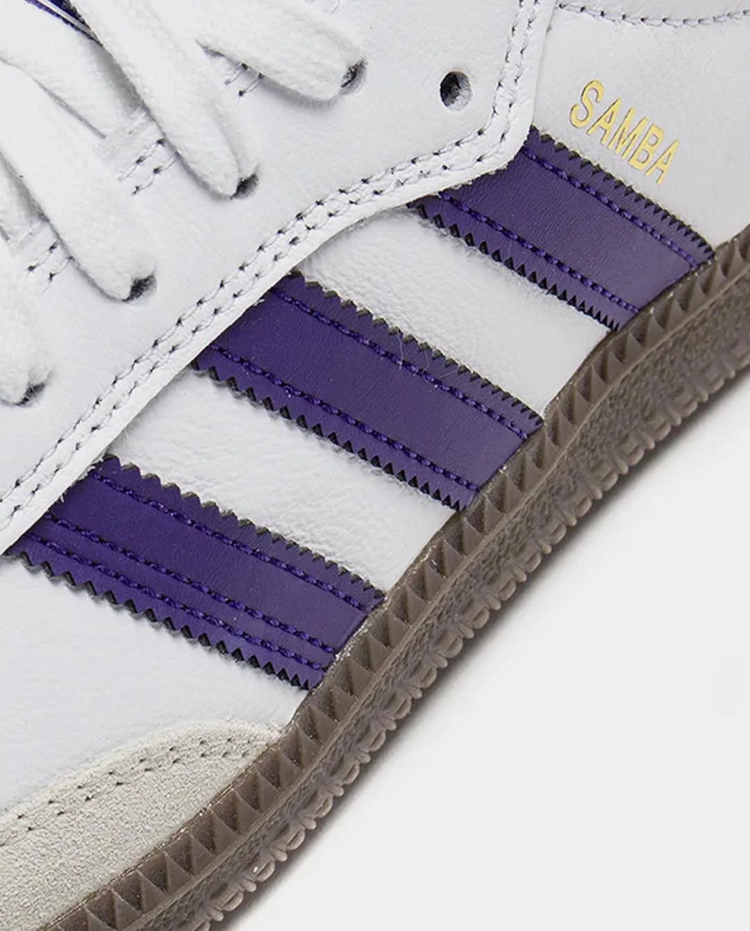 Adidas - Samba Shoe - White/Grape