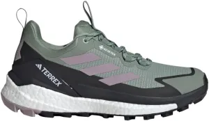 adidas Womens Terrex Free Hiker 2 Low GTX Hiking Hiking Sneakers Shoes - Green