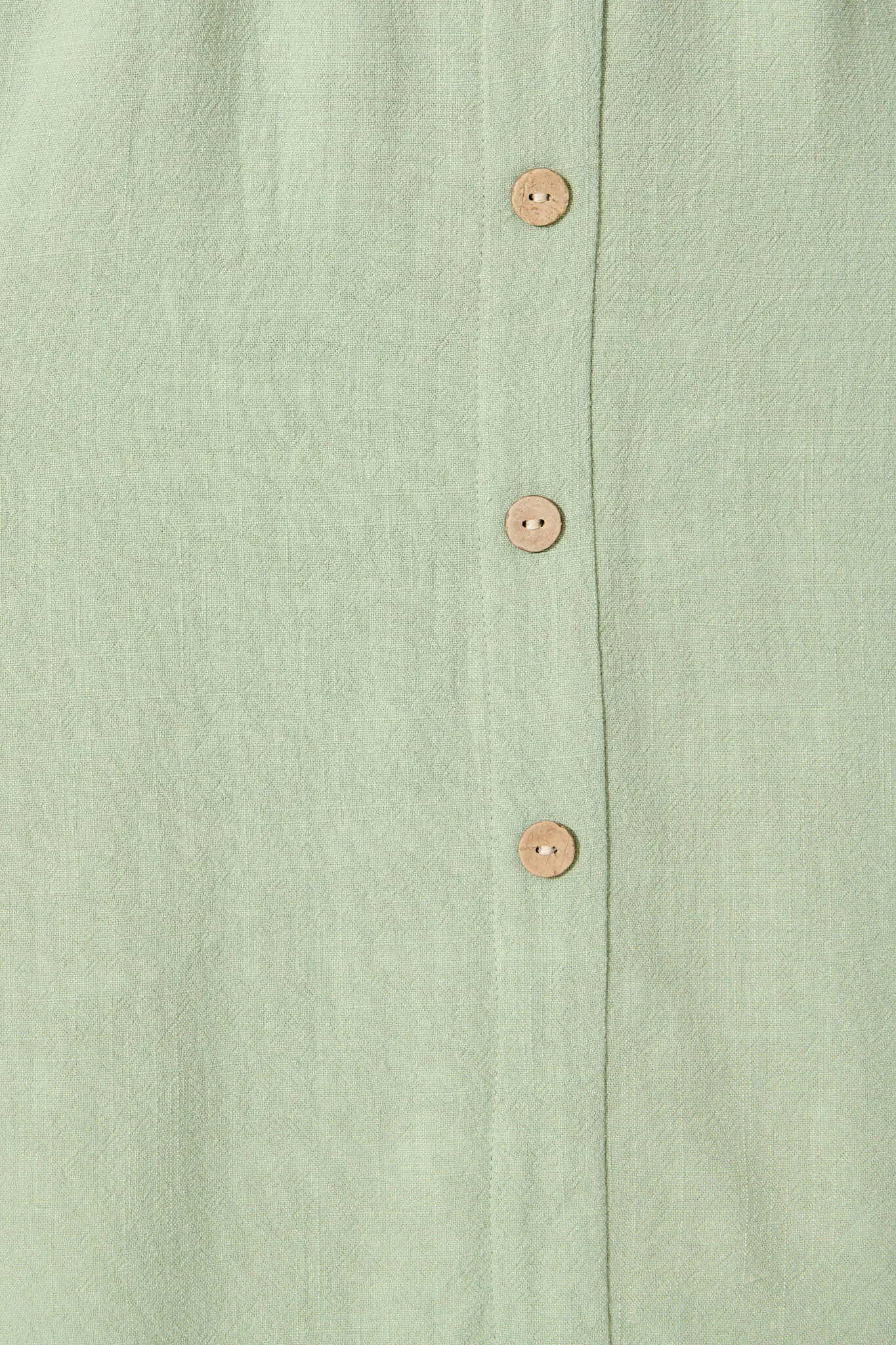 Amaya Dress in Pale Green Linen Blend