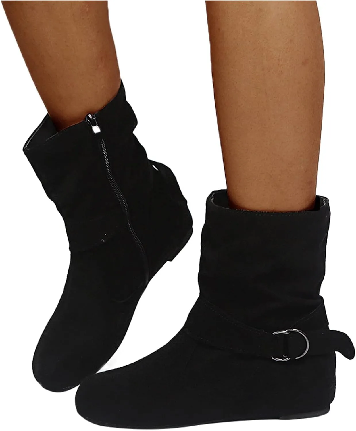 Ankle Boots for Men Rubber Ankle Boots for Women Womens Dress Boots Ankle Suede Cowboy Boots Women Womens Booties and Ankle Boots Flat Ankle Boots Women Flat