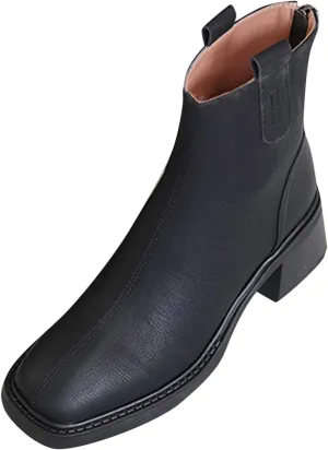 Ankle Cowboy Boots for Women Womens Fall Boots 2024 Tan Cowboy Boots for Women Womens Casual Wide Width Black Ankle Boots Wide Width for Women Chunky Heel Women's Wide Width Boots