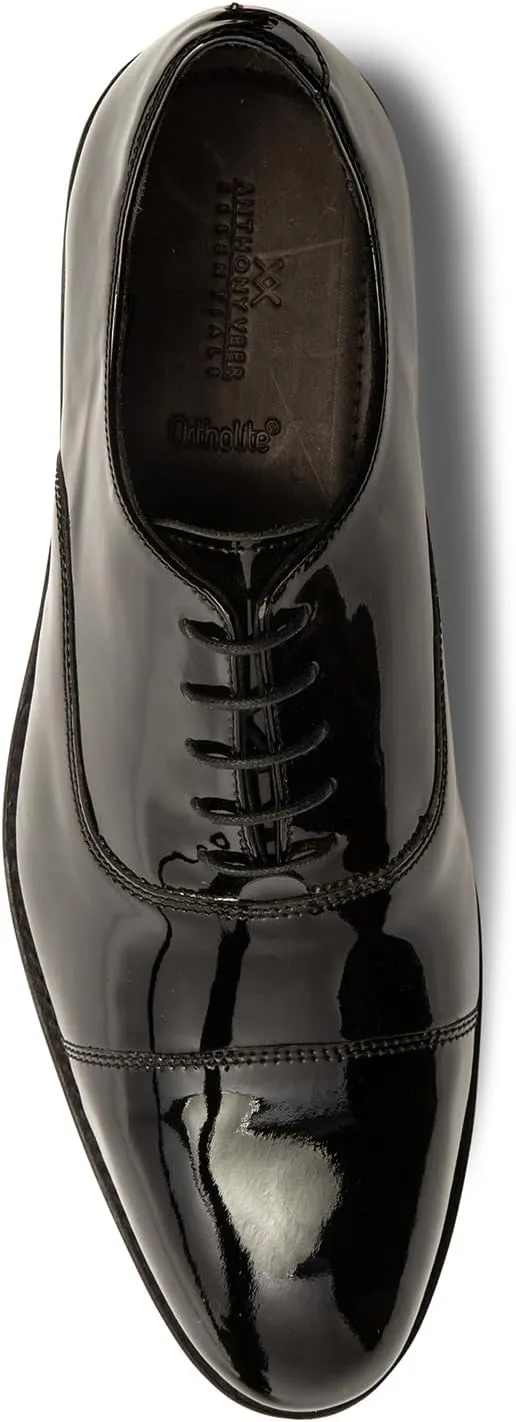 Anthony Veer Clinton Cap-Toe Oxford Dress Shoes for Men | Full-Grain Leather Upper | Goodyear Welt Construction | Ortholite Cushion Comfort | Recraftable Leather Outsole