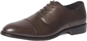 Anthony Veer Clinton Cap-Toe Oxford Dress Shoes for Men | Full-Grain Leather Upper | Goodyear Welt Construction | Ortholite Cushion Comfort | Recraftable Leather Outsole