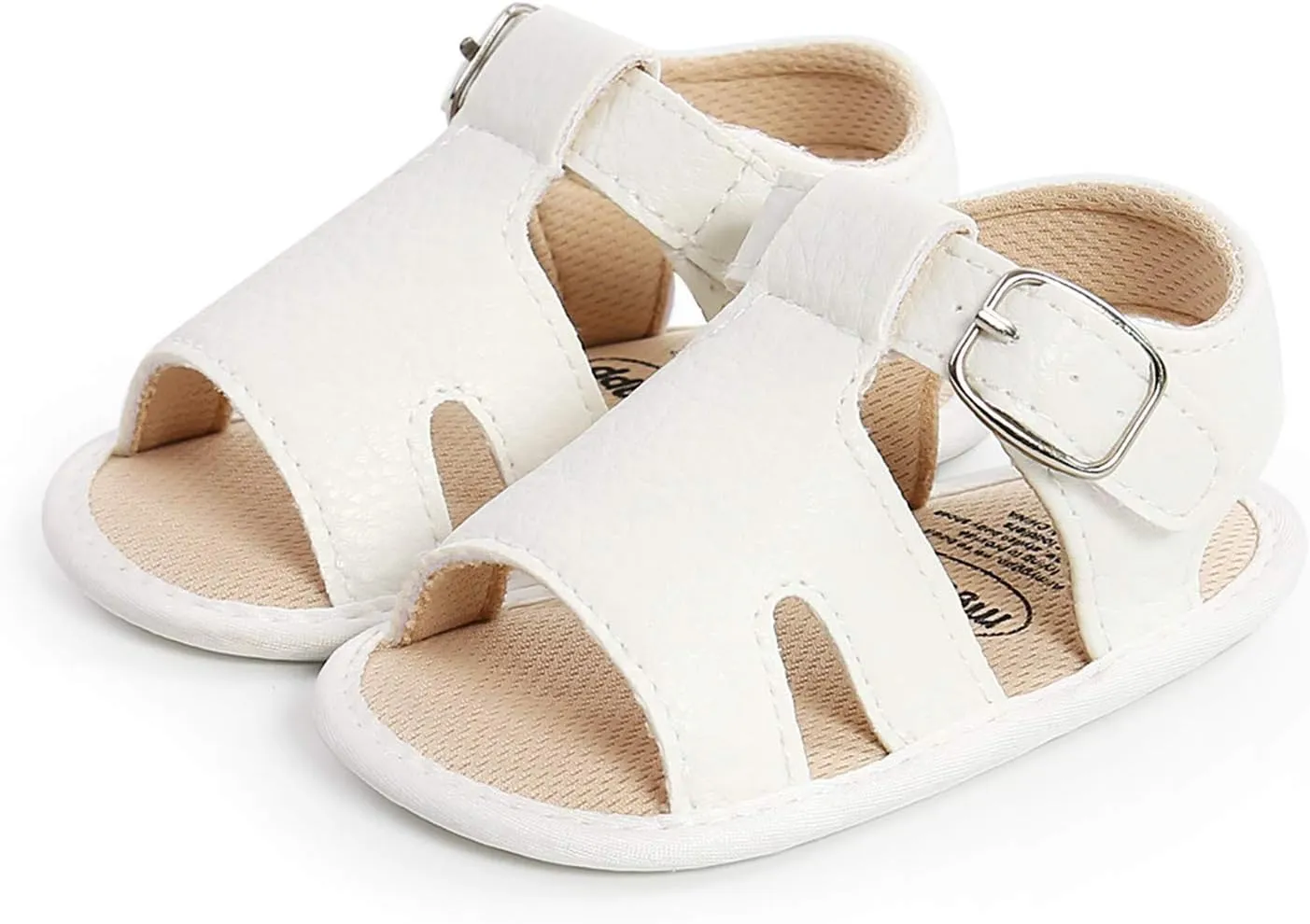 Baby Boys Girls Sandals Open-Toe Soft Rubber Sole Outdoor Shoes for Toddler Infant First Slipper Boot for Toddler