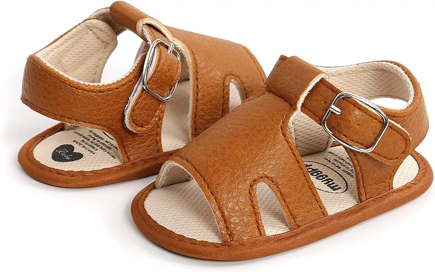 Baby Boys Girls Sandals Open-Toe Soft Rubber Sole Outdoor Shoes for Toddler Infant First Slipper Boot for Toddler