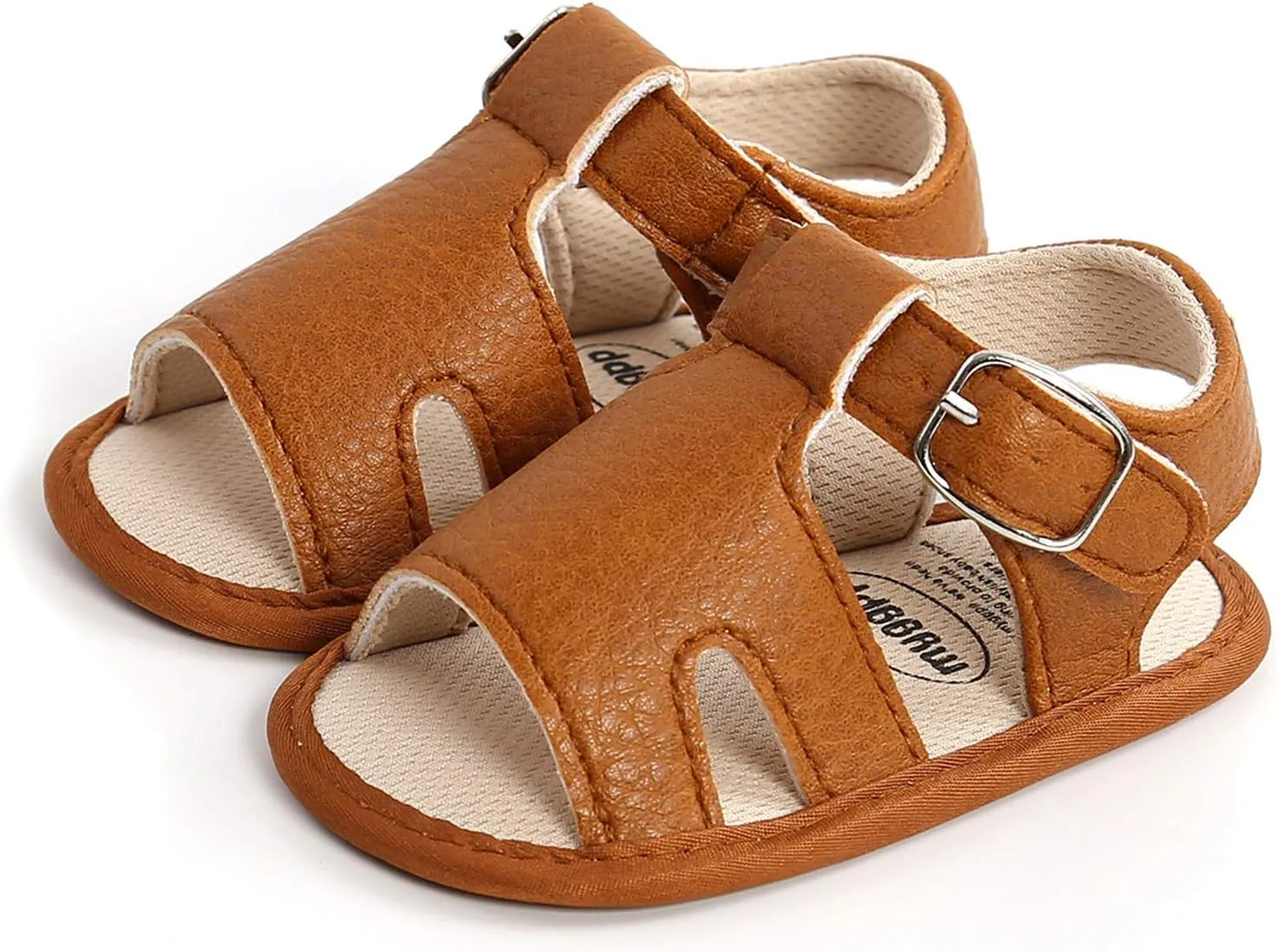 Baby Boys Girls Sandals Open-Toe Soft Rubber Sole Outdoor Shoes for Toddler Infant First Slipper Boot for Toddler