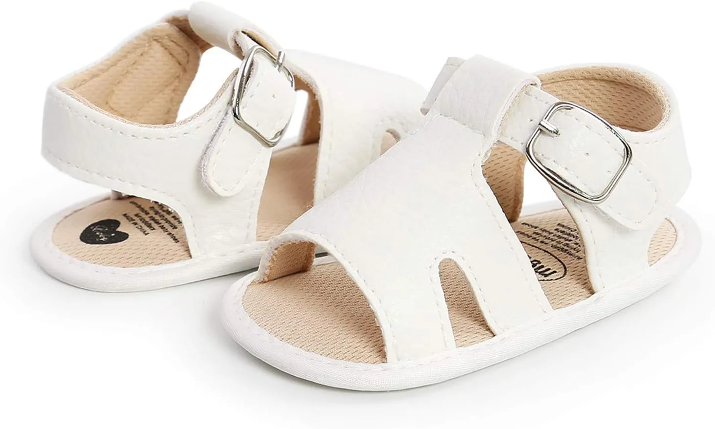 Baby Boys Girls Sandals Open-Toe Soft Rubber Sole Outdoor Shoes for Toddler Infant First Slipper Boot for Toddler