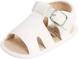 Baby Boys Girls Sandals Open-Toe Soft Rubber Sole Outdoor Shoes for Toddler Infant First Slipper Boot for Toddler