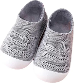 Baby Infant Sneakers Rubber Soft Ankle Non Slip First Walking Shoes Newborn Boys Ankle Non Slip Lightweight Sneakers