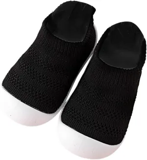 Baby Infant Sneakers Rubber Soft Ankle Non Slip First Walking Shoes Newborn Boys Ankle Non Slip Lightweight Sneakers