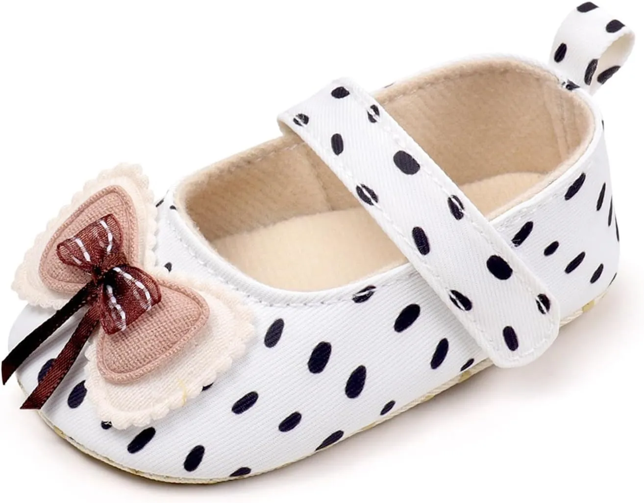 Baby Kids Girls Bow Summer Sandals Toddler Infant Cute Polka Dot Solid Color Soft Sole Non Slip Flats Casual Shoes