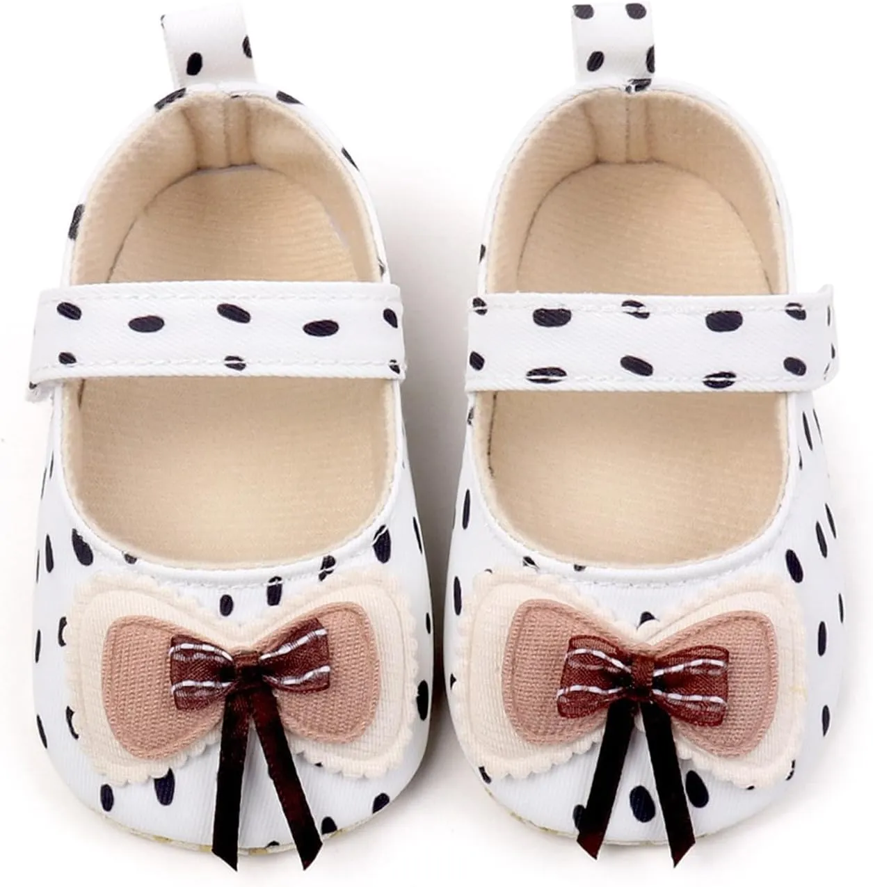 Baby Kids Girls Bow Summer Sandals Toddler Infant Cute Polka Dot Solid Color Soft Sole Non Slip Flats Casual Shoes