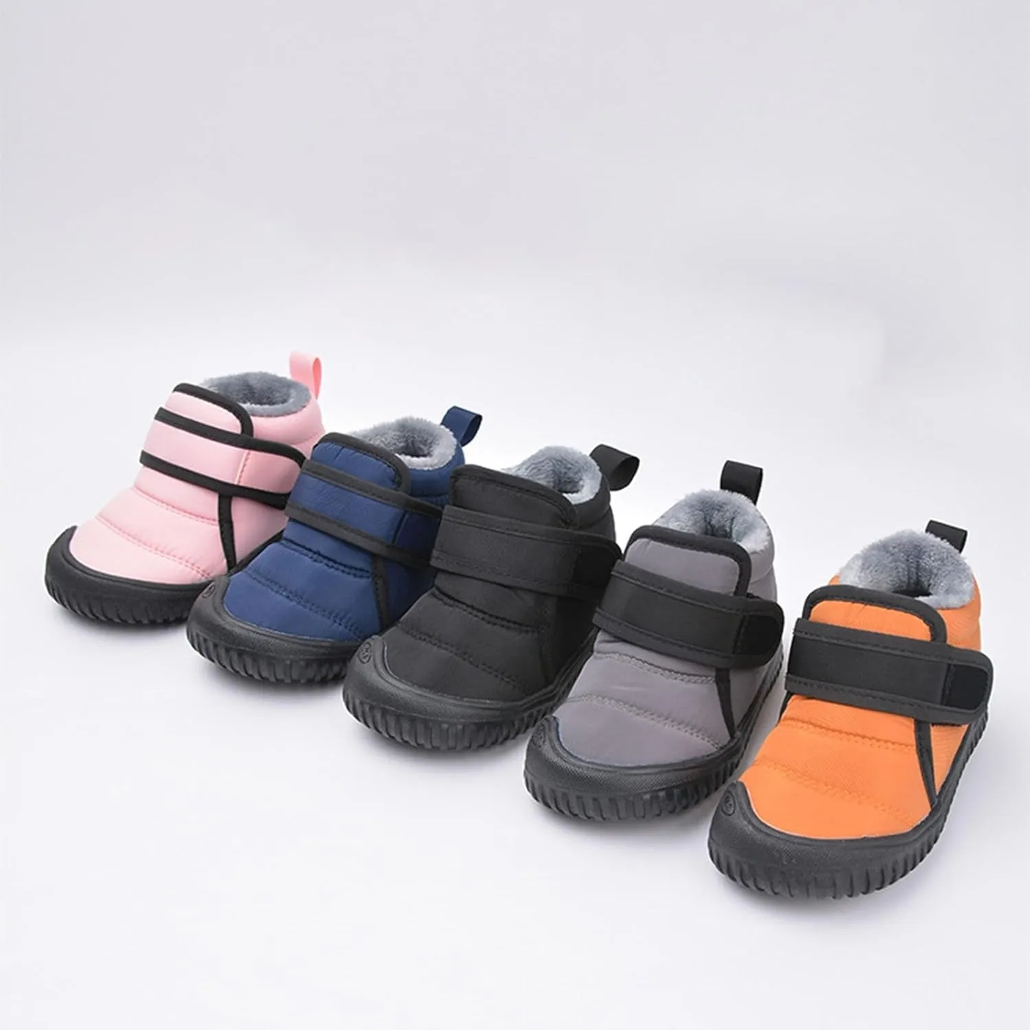 Baby Snow Boots Winter Shoes Boys Girls Cold Weather Baby Faux F??r Shoes Waterproof Snow Boots For Toddler Boys