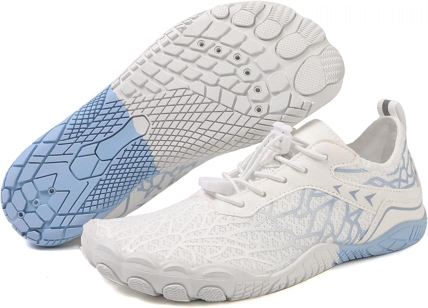 Barefoot Shoes for Women Mens Comfortable & Non-Slip Unisex Barefoot Shoe Breathable & Non-Slip Hiking Footwear Athletic Lightweight Water Shoes for Hiking, Walking, Running
