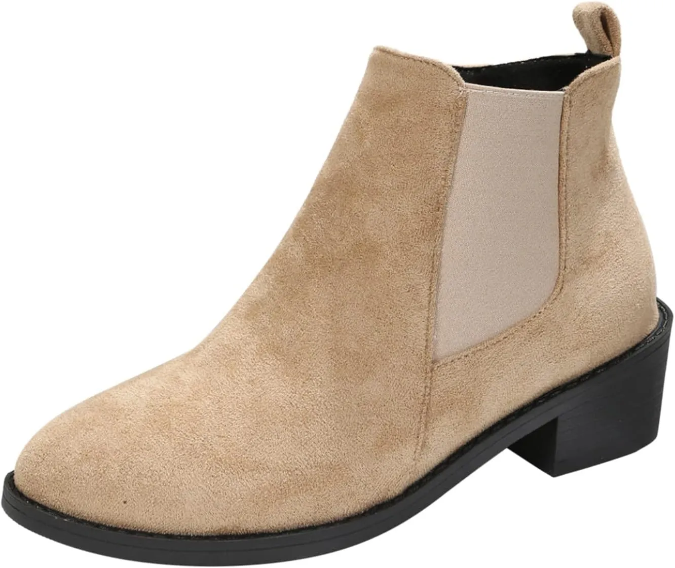 Black Ankle Boots for Women Platform Boots for Women Low Heel Ankle Boots for Women Slip On Booties for Women Boots for Women Ankle Booties Black Boots for Women Ankle Booties