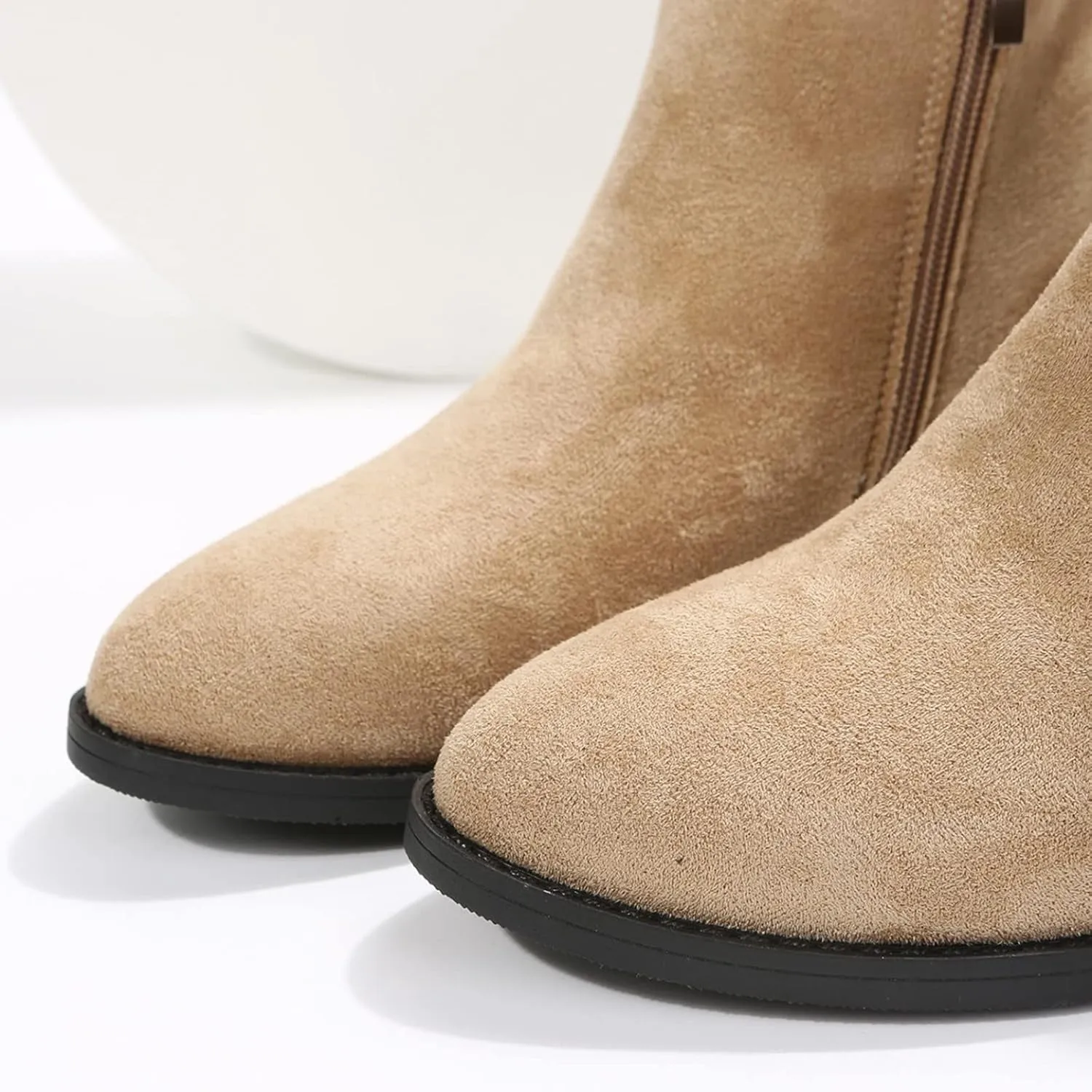 Black Ankle Boots for Women Platform Boots for Women Low Heel Ankle Boots for Women Slip On Booties for Women Boots for Women Ankle Booties Black Boots for Women Ankle Booties