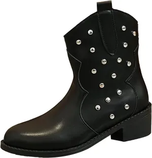 Black Ankle Boots for Women Platform Boots for Women Low Heel Ankle Boots for Women Slip On Booties for Women Boots for Women Ankle Booties Black Boots for Women Ankle Booties
