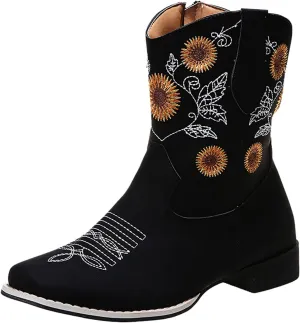 Black Ankle Boots Wide Width for Women Chunky Heel White Ankle Boots Heel Mixin Womens Comfort Warm Faux Fleece Fuzzy Ankle Bootie Slippers Black Booties with Studs Women's Blue Suede Ankle Boots