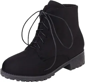 Black Cowboy Boots for Women Ankle Womens Leather Booties Booties for Women Low Heel Womens Bootie with Heel Closed Toe Indoor and Outdoor Pointed Toe Stacked Mid Heel