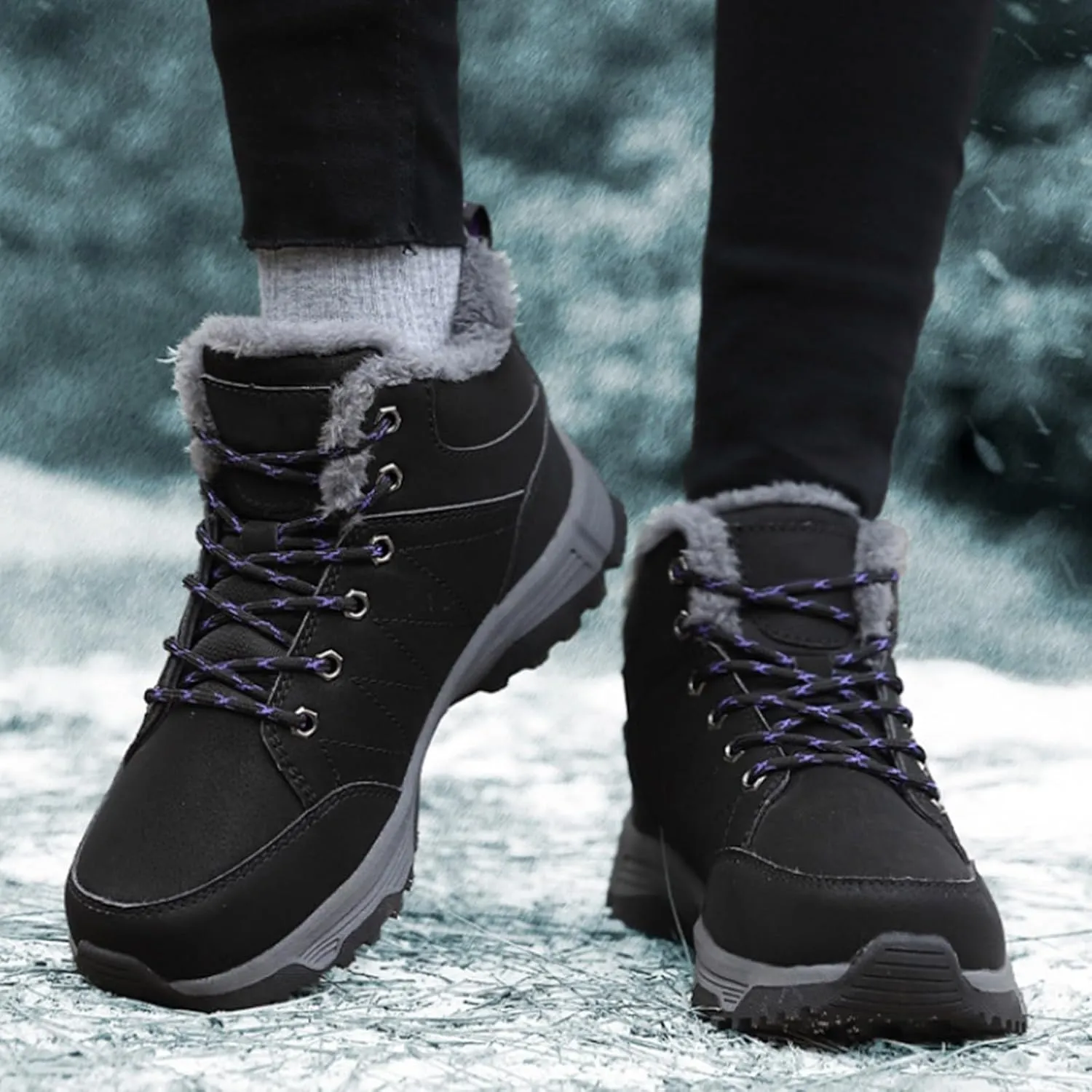 Botas Vaqueras Para Mujer De Invierno Women's Winter Dress Shoes Wide Width Fuzzy Boots Warm Boots Women's Snow Boots Wide Calf October 11-12
