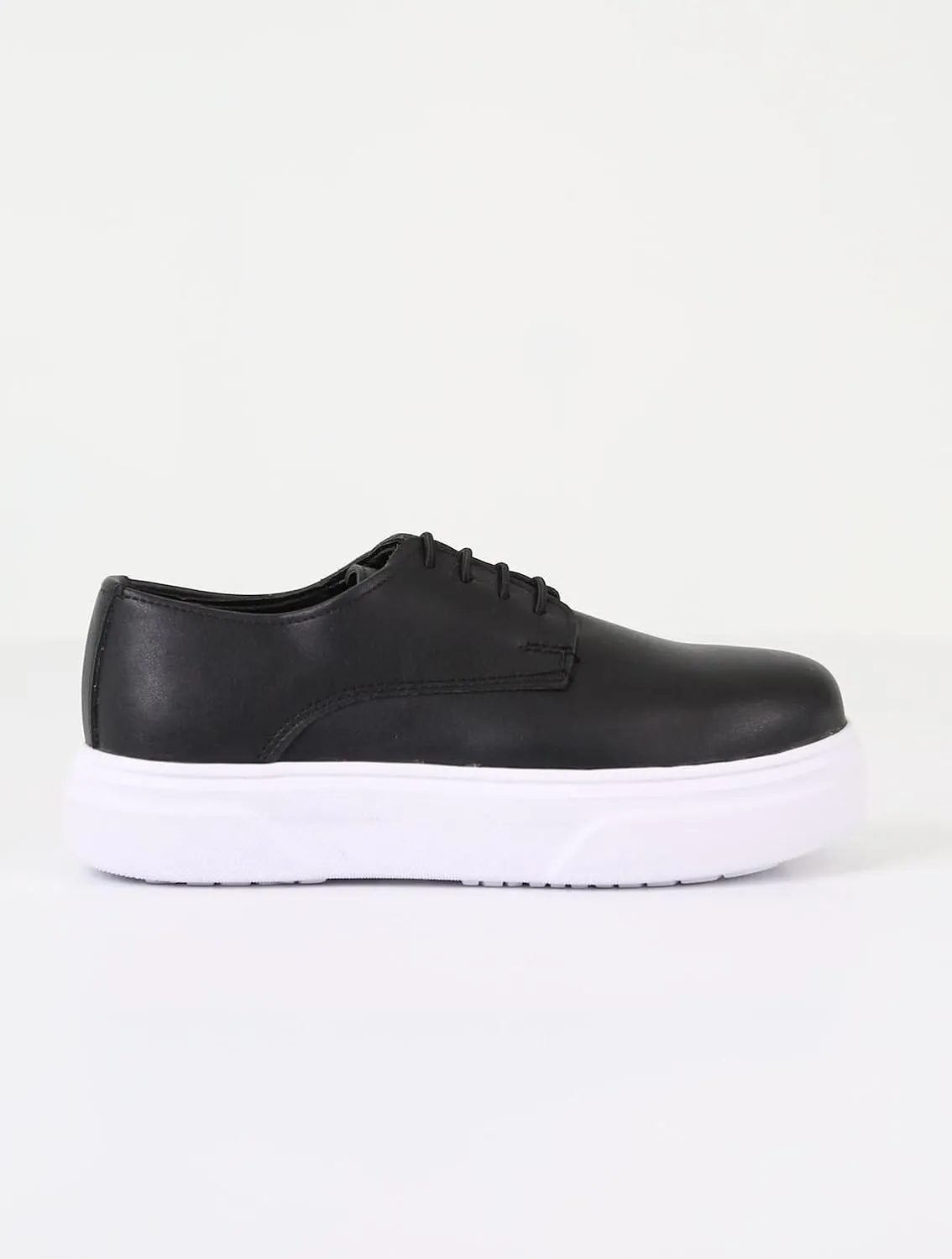 Boys' Black Platform Derby Shoes ?C Lace-Up Formal Smart Wedding & Prom Footwear