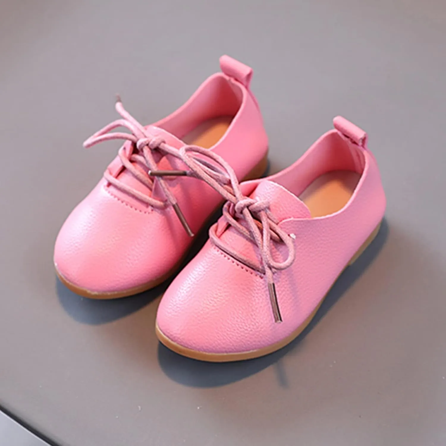 Boys British Style L??ce Up Saddle Shoes Toddler Kids Casual School Uniform Formal Casual Oxfords Flat?? for Wedding