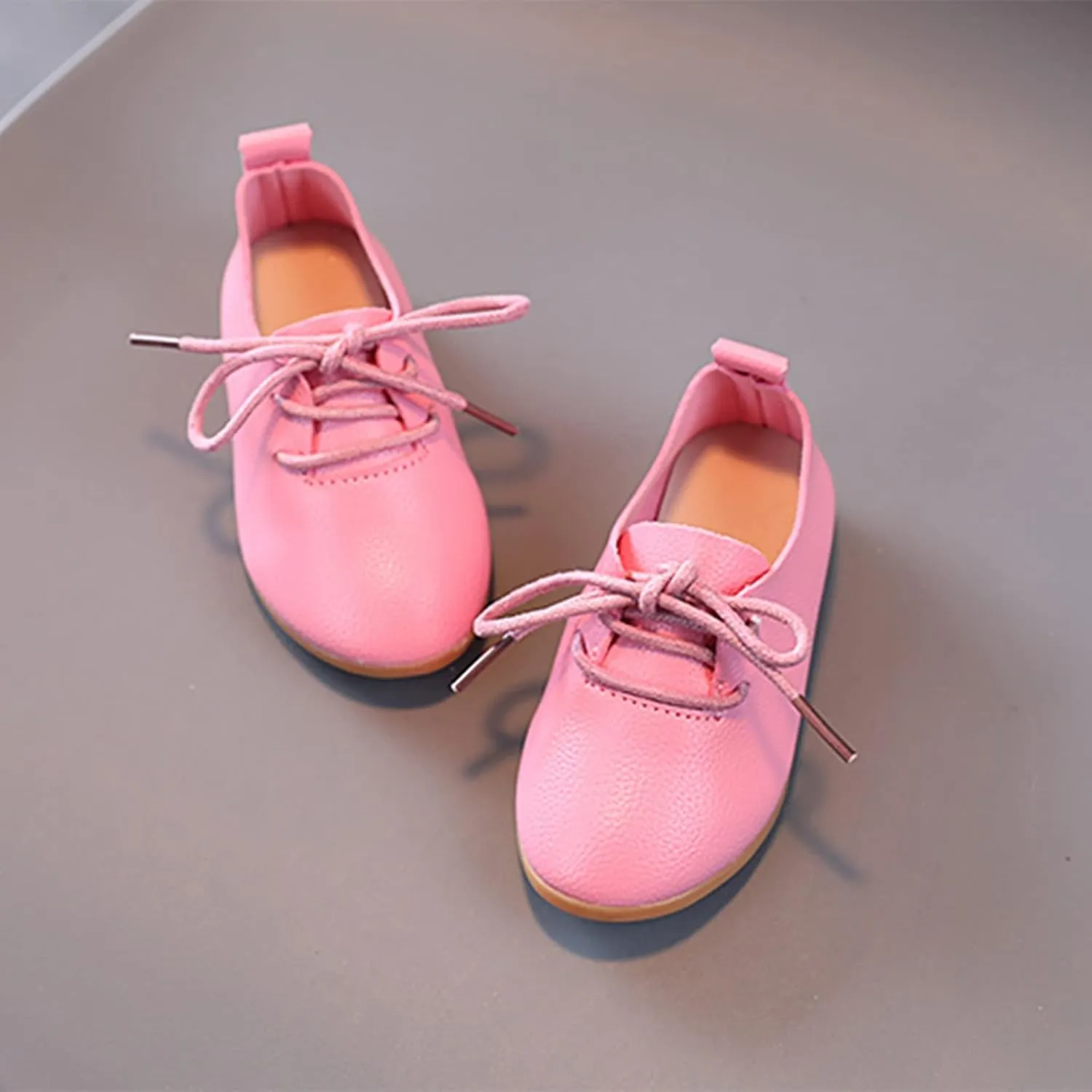 Boys British Style L??ce Up Saddle Shoes Toddler Kids Casual School Uniform Formal Casual Oxfords Flat?? for Wedding