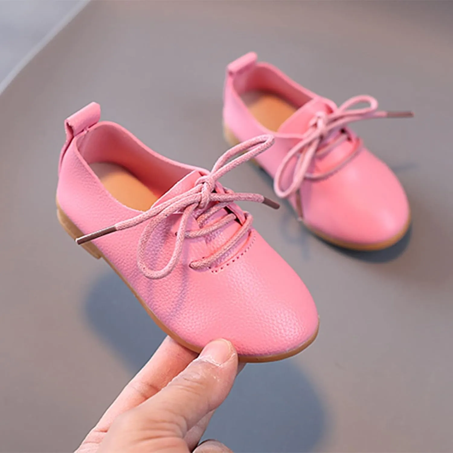 Boys British Style L??ce Up Saddle Shoes Toddler Kids Casual School Uniform Formal Casual Oxfords Flat?? for Wedding