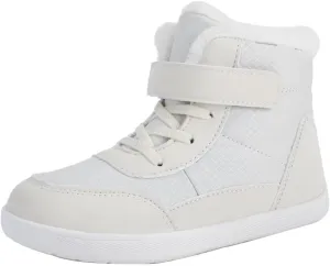 Boys Girls Barefoot Winter Boots with Wide Toe Box Slip Drop Sole Ankle Winter Snow Boots for Toddler Boots Size 8
