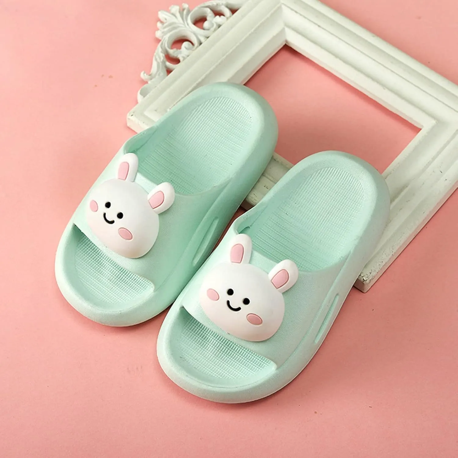 Boys Girls Cloud Slide Sandals Non-slip Comfy Cushioned Thick Sole Shower Pool Slippers Beach Baby Fuzzy Slippers