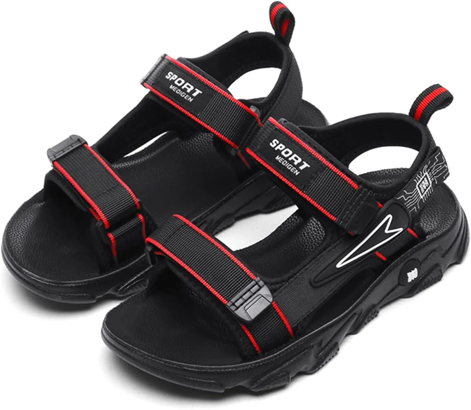 Boys Girls Fashion Athletic Sports Sandals Kids Open-Toe Water Sandals Toddler Outdoor Shoes 2025 Hiking Sneakers