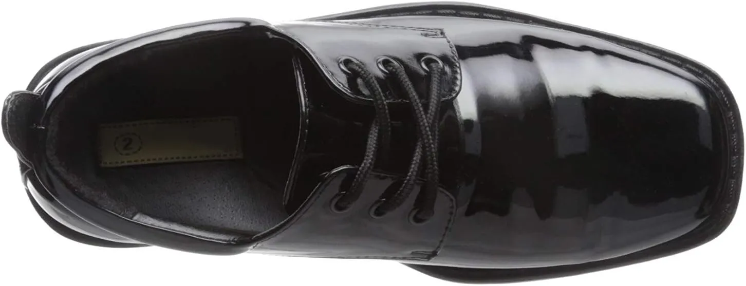 Boys Patent Leather Formal Derby Oxford Dress Shoes