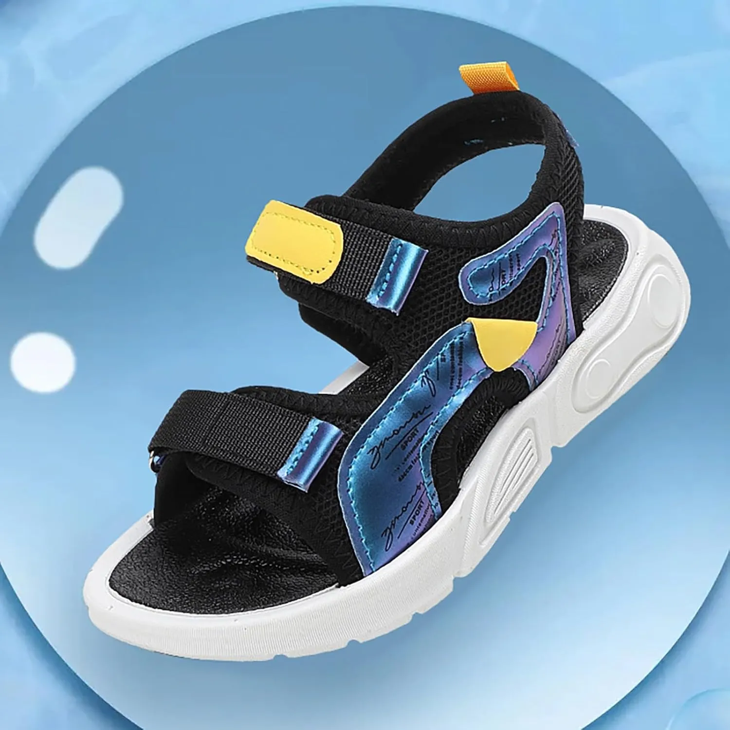 Boys Sports Sandals Outdoor Leisure Athletic Walking Sandals Kids Open Toe Anti Slip Summer Beach Water Slippers