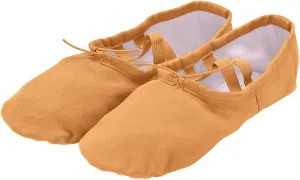 Canvas Ballet Slippers Ballet Shoes Elastic for Toddler Girls and Boys Split Sole Yoga Practice Dance Shoes