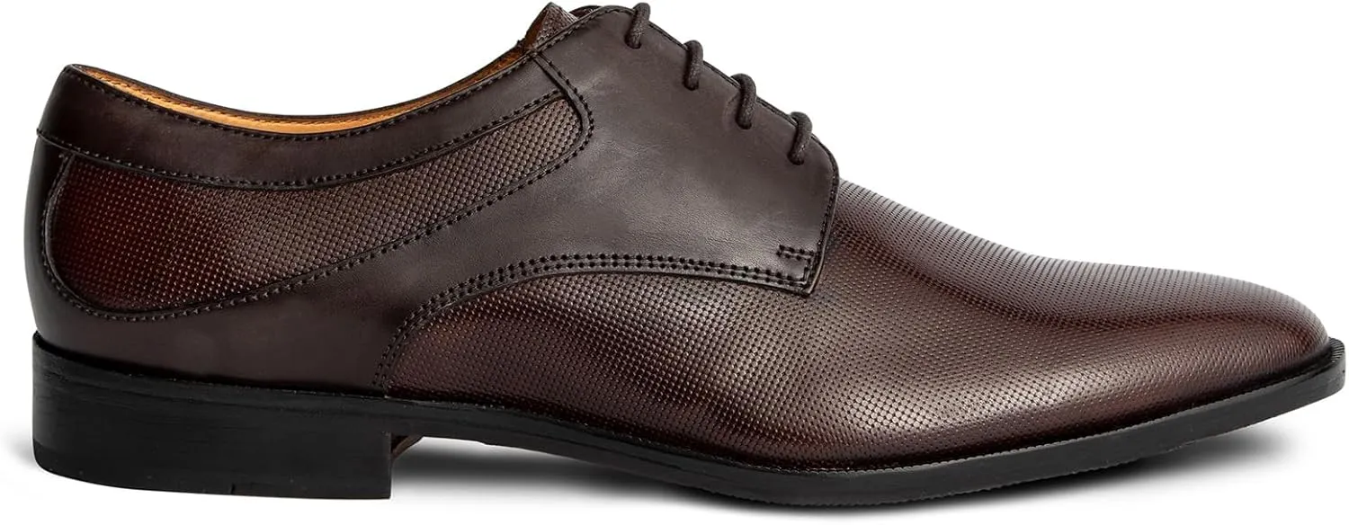 Carlos Santana Power Derby Shoes for Men | Leather Cushioned Ortholite?Footbed