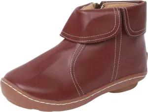 Cathalem Booties for Women, Ankle Boots for Women 2024 New Arch Support Booties Side Zip-up Vintage Leather Damping Shoes