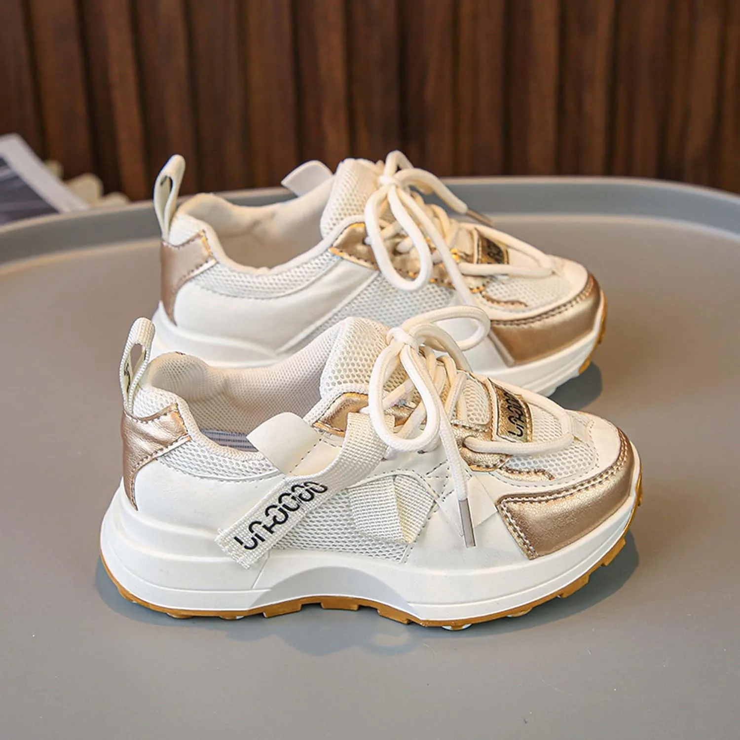 Children's Sneakers Comfortable Non-Slip Tennis Running Shoes Boys Girls Street Fashion Casual Walking Shoes - Non-Slip Outsole - Breathable and Lightweight