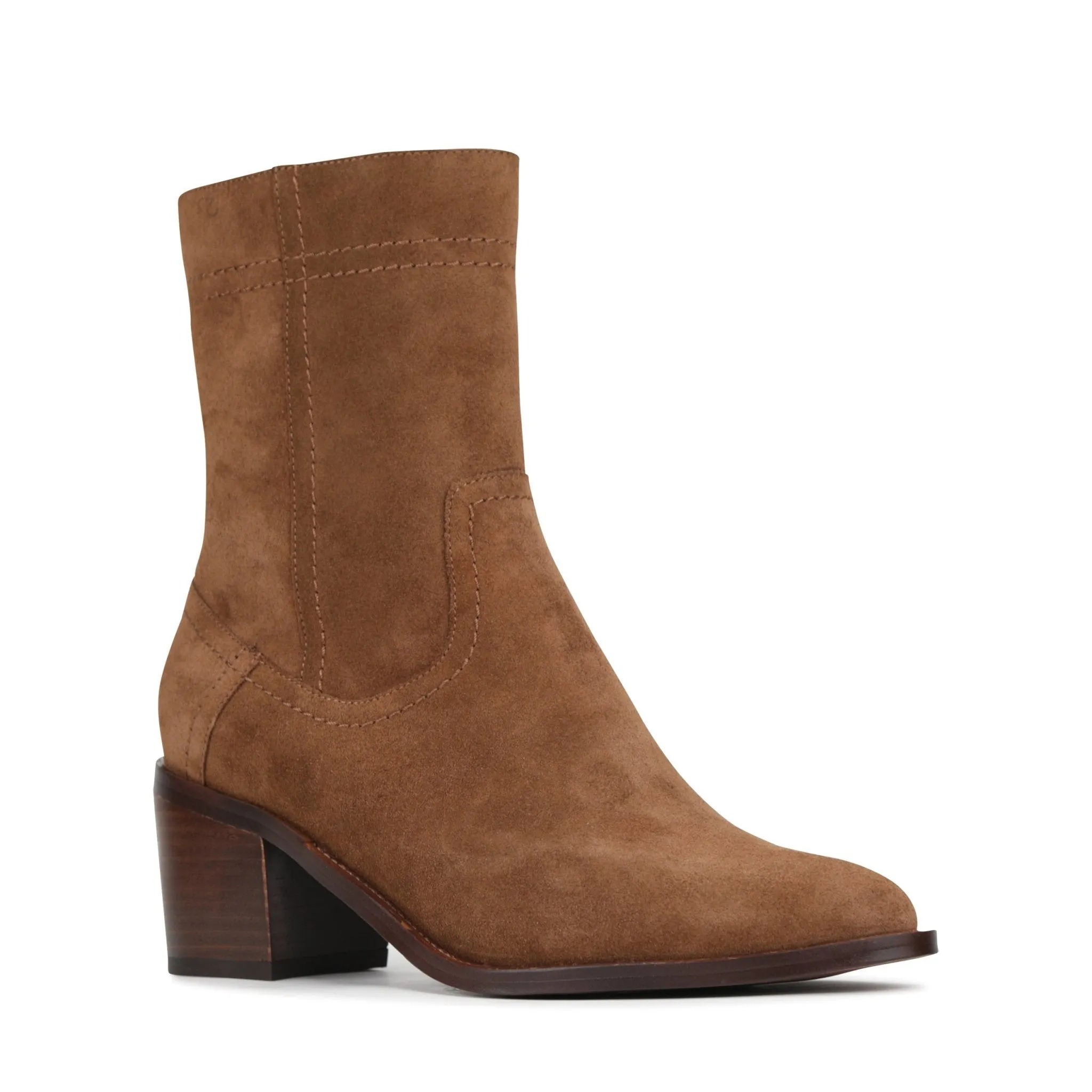 CICILIA LEATHER SUEDE MIN BOOTS