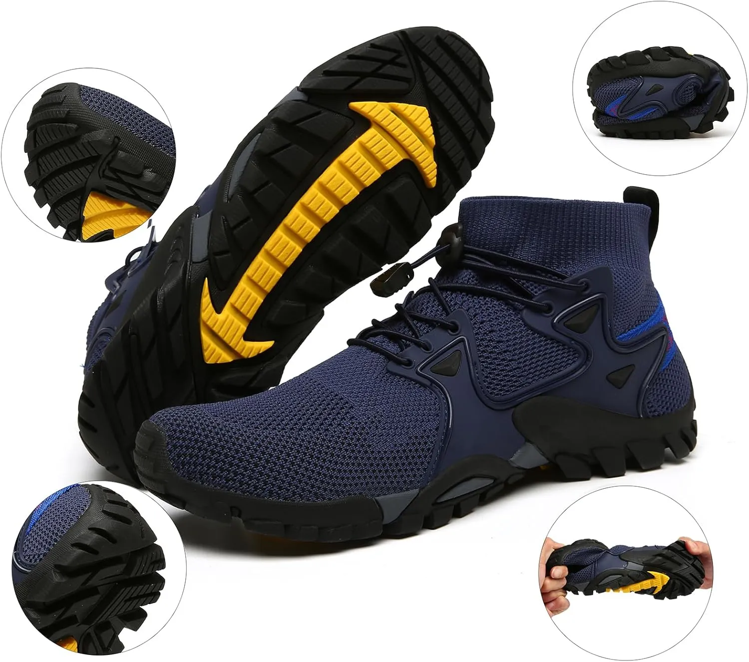 Cliont Water Shoes Men Women Outdoor Aqua Shoes for Hiking Trekking Climbing Shoes