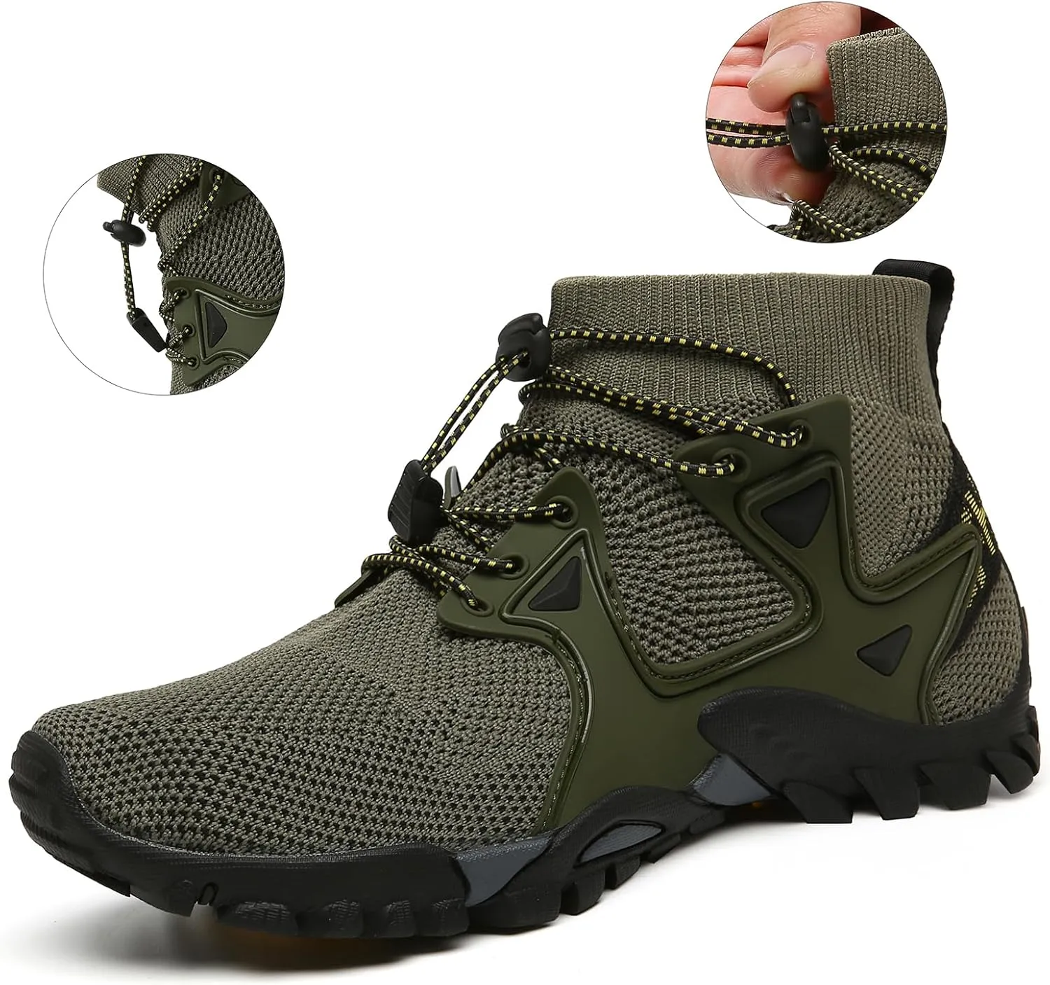Cliont Water Shoes Men Women Outdoor Aqua Shoes for Hiking Trekking Climbing Shoes