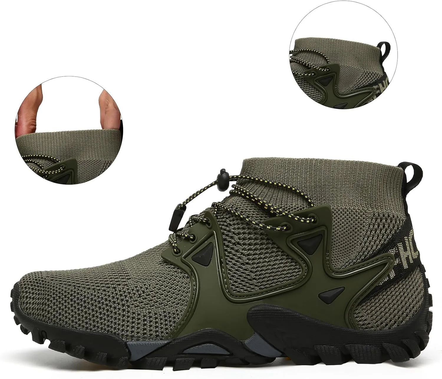 Cliont Water Shoes Men Women Outdoor Aqua Shoes for Hiking Trekking Climbing Shoes