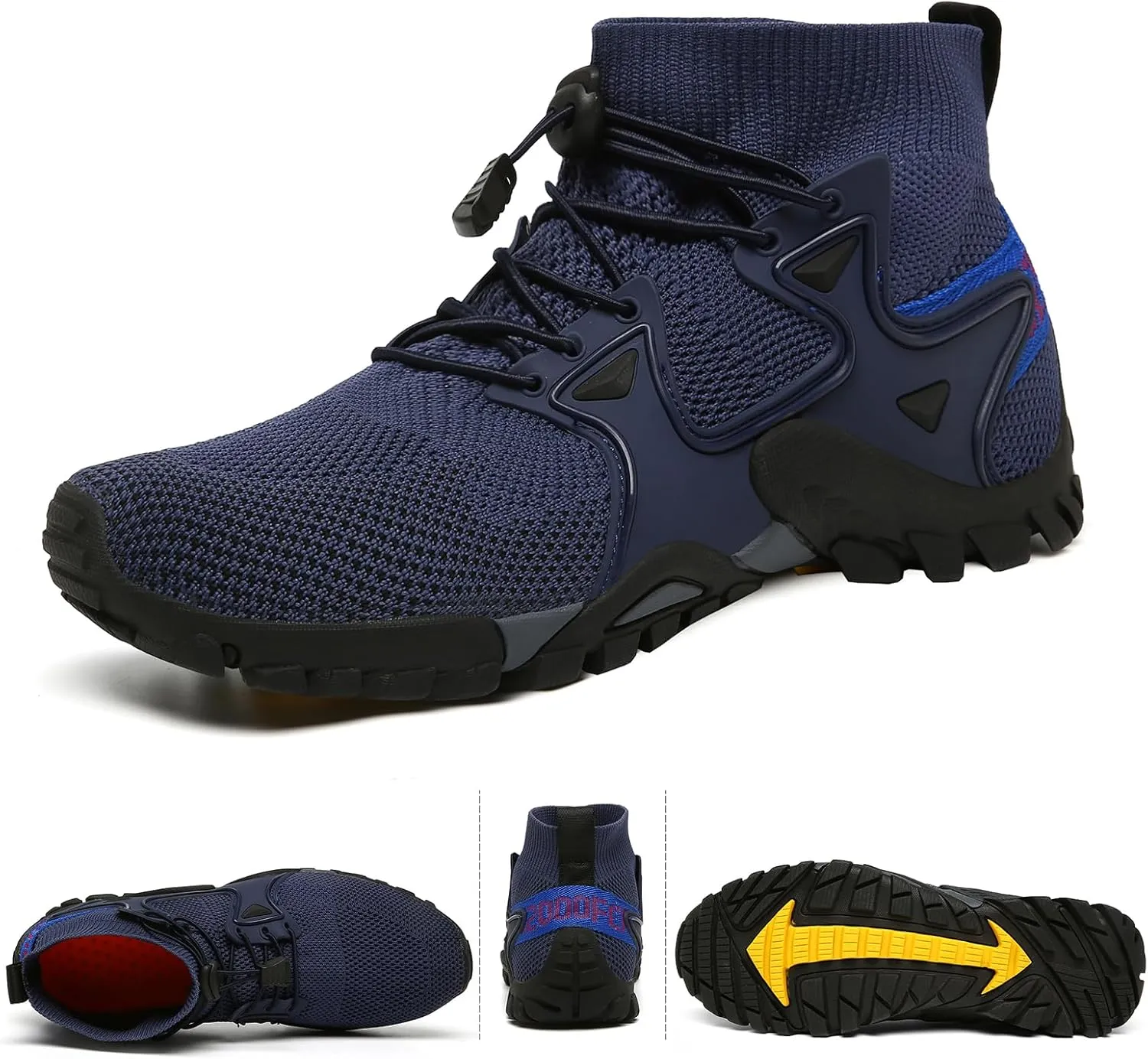 Cliont Water Shoes Men Women Outdoor Aqua Shoes for Hiking Trekking Climbing Shoes