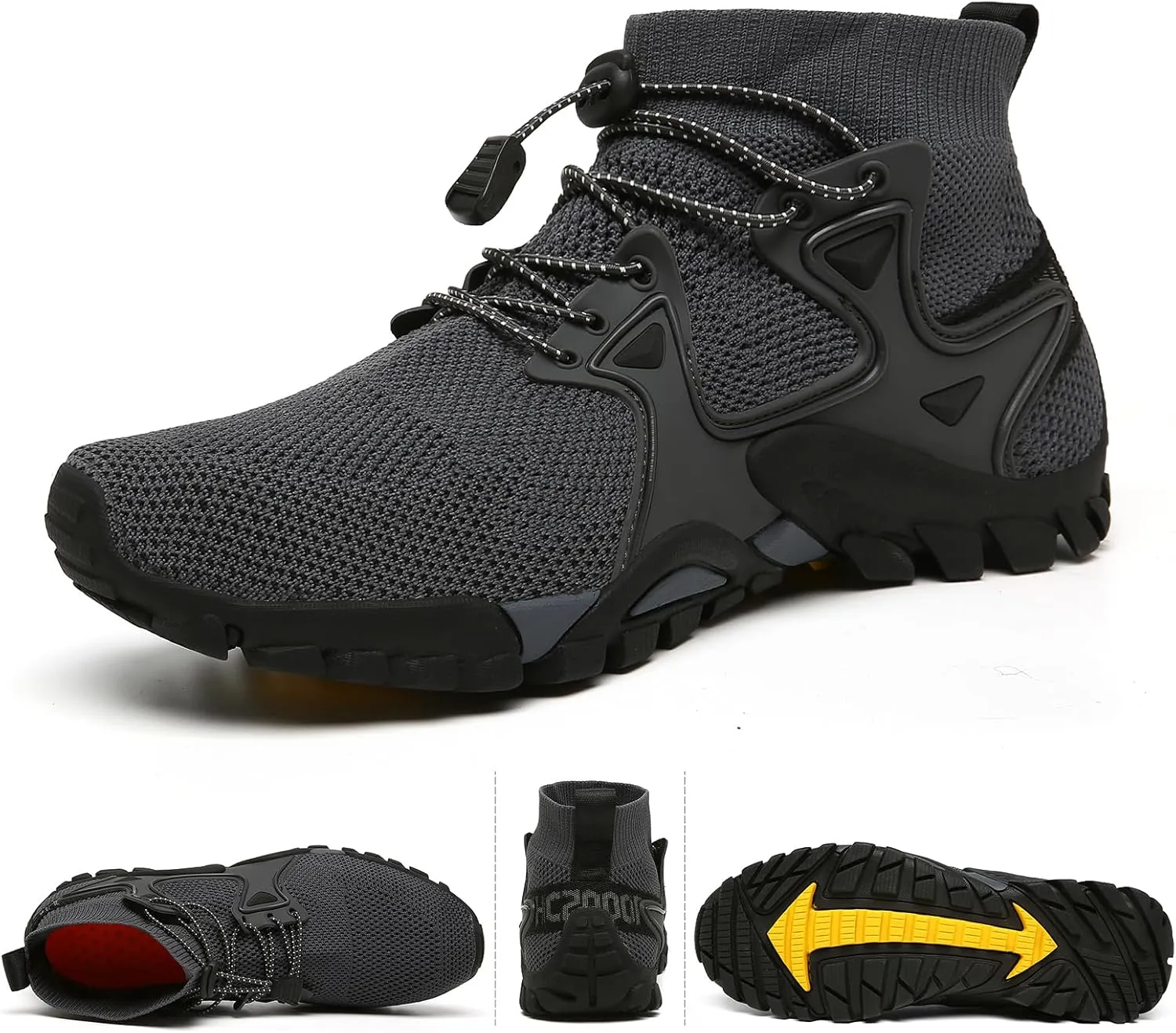 Cliont Water Shoes Men Women Outdoor Aqua Shoes for Hiking Trekking Climbing Shoes