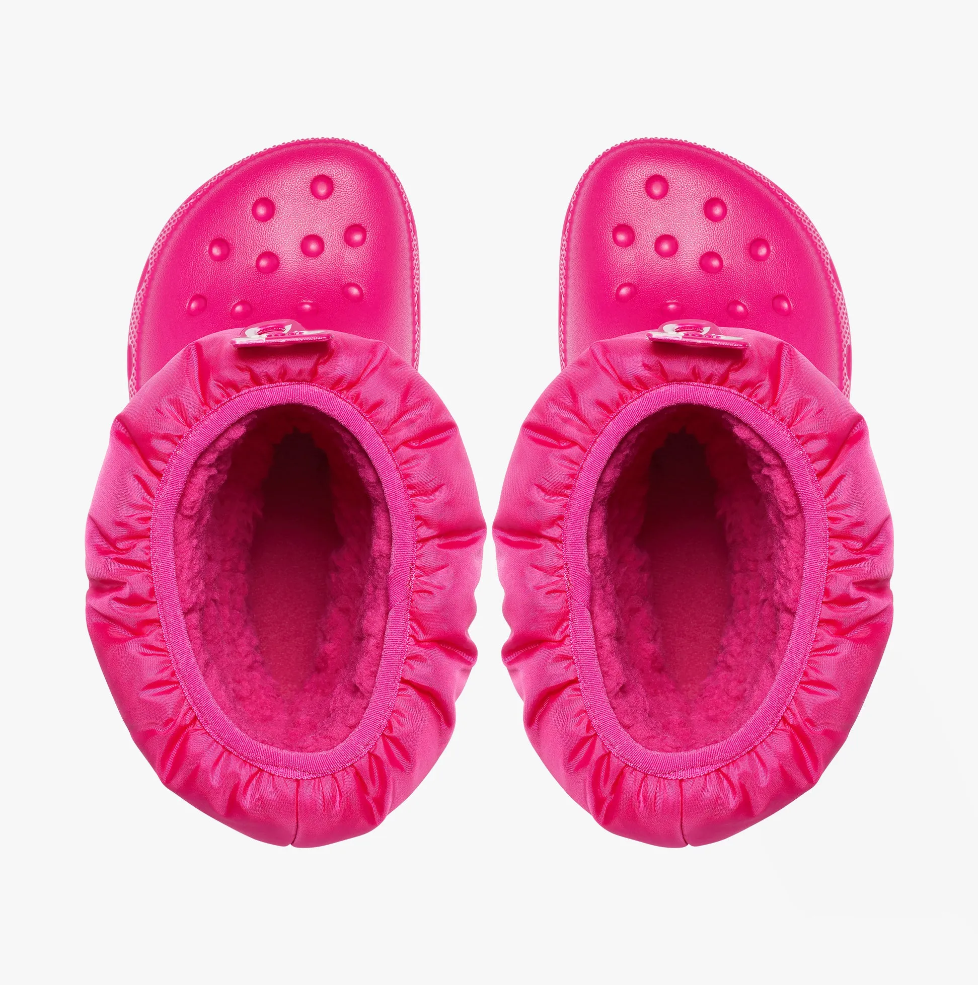 Crocs 207683-6X0 CLASSIC NEO PUFF Kids Boots Candy Pink