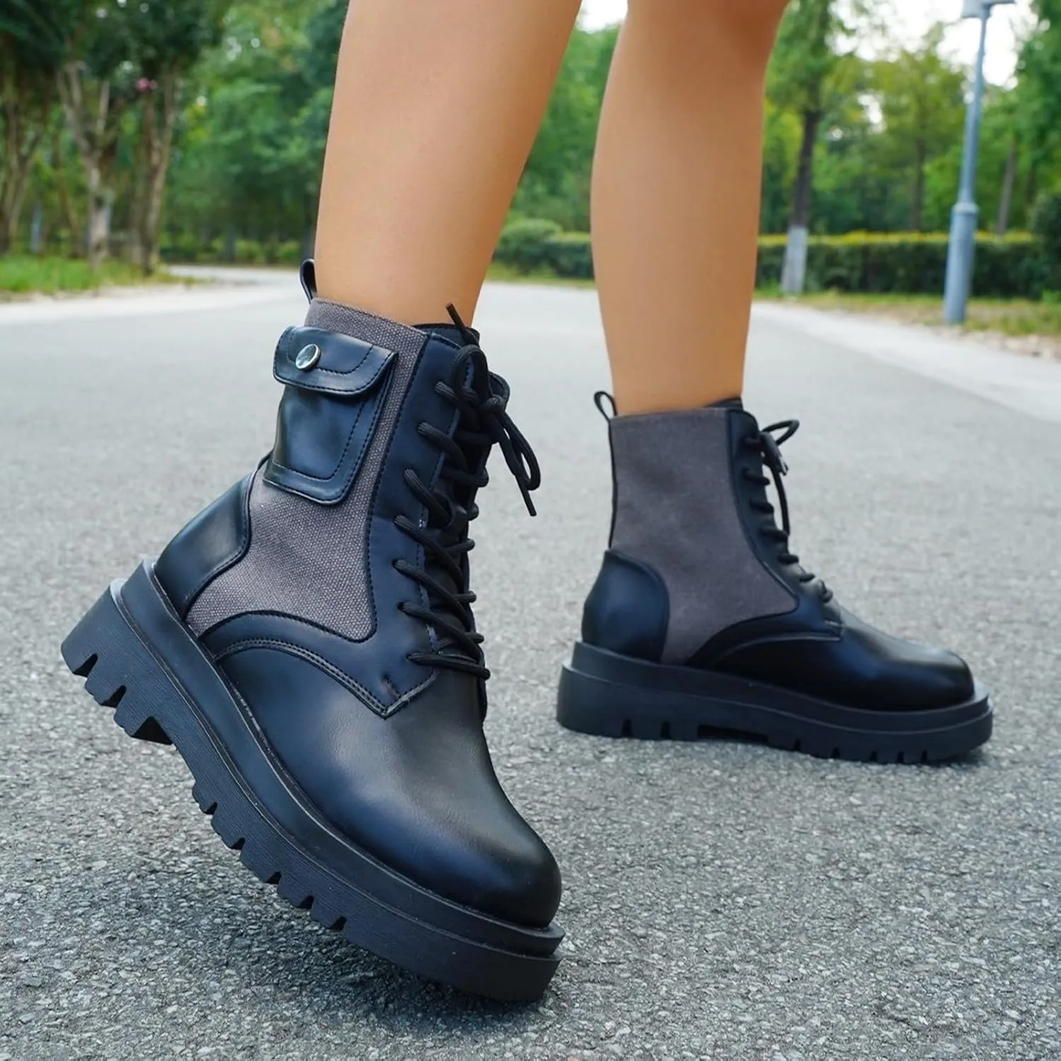 Cute Boots Wide Ankle Boots for Women Heeled Ankle Boots Brown Boots for Women Boots for Women Ankle Booties High Heel Ankle Boot for Sprained Ankle Short