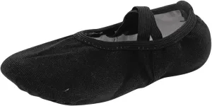Dance Shoes for Girls Basic Ballet Slippers Simple Solid Performance Yoga Indoor Canvas Shoes with Elastic Straps