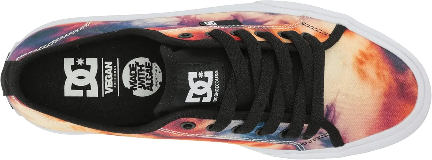 DC Men's Manual Low Top Vegan Friendly Casual Skate Shoe