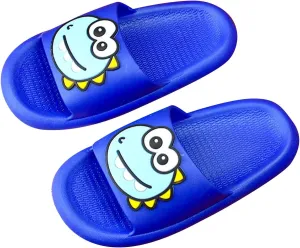 Dinosaur Shower Sandals for Kids, Girls Boys Unisex Cute Beach Slippers, Cloud Slides Flat Bathroom Shower Sandals