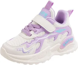 Fashion Boys Sports Shoes Soft Thick Bottom Basketball Shoes Lightweight Mesh Breathable Comfortable Outdoor Shoes Purple